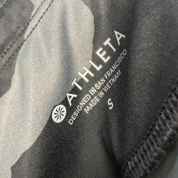 Athleta Womens 405480 Black Camo Leggings - Picture 5 of 5